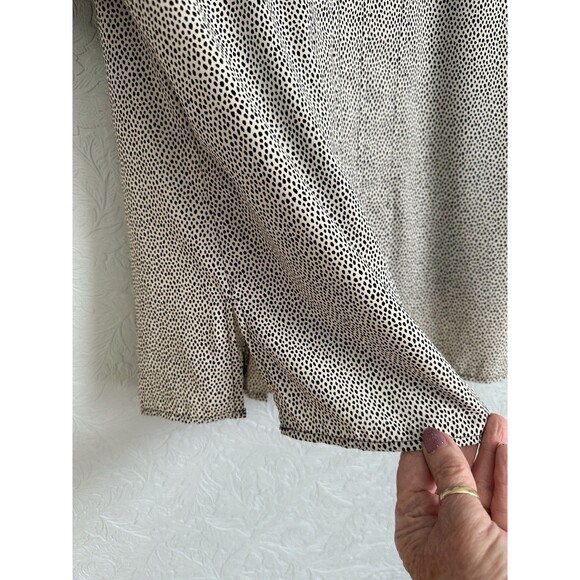 Dana Buchman Sz Large Button Up Top A7 - Picture 5 of 8